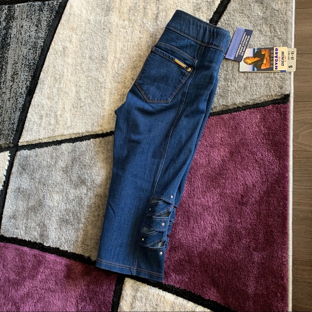 Denim skimmers